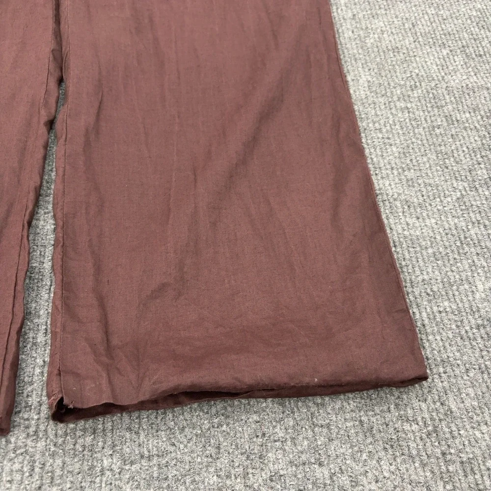 Mojito Collection Pants Mens 48 Brown Linen Pleated Casual Tropical Summer Beach
